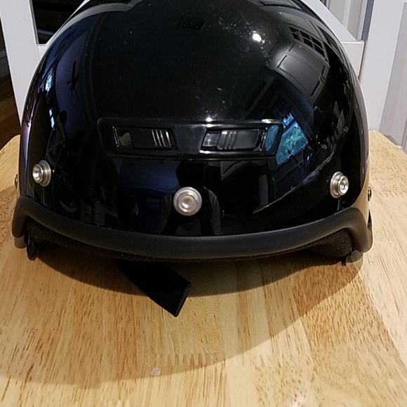 zox Accessories Zox Black Banos Black Half Helmet Poshmark